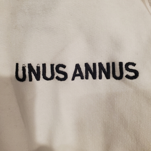Unus Annus "The End" Hoodie in White NEW - Picture 5 of 7
